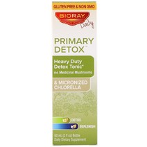 Bioray 바이오레이 프라이머리 디톡스 헤비 듀티 토닉 클로렐라 함유 무알코올 Primary Detox 60ml