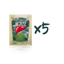 대웅생명과학 웅기보 간 피로회복 활력 에너지 밀크씨슬, 5포, 2정