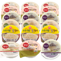 CJ햇반 현미 발아현미 매일잡곡 흑미 백미밥 210g, 24개, 발아현미밥210g