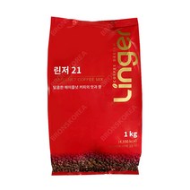 린저21 헤이즐넛 1kg X 12개(1박스) 블랙커피 인스턴트커피 노프림