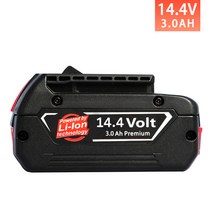 보쉬 전동 드릴 호환 배터리 리튬배터리 18V14.4v12v, 보쉬 14.4v3.0AH