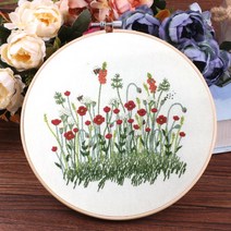 브랜드없음 프랑스자수(20cm) 야생화2, 선택완료