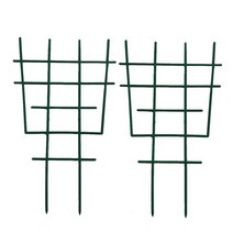 차폐휀스 담장공사 단독 주택 카페 담장 펜스 정원 마당 작은 격자 식물 지원 확장 토마토 케이지 과일 덩굴 등반 프레임 꽃 패널 용 말뚝 쉽게 설치, 2개, 2개