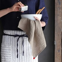 기타 바보사랑[무드앙코르]리노에리나 마농 리투아니아 린넨 키친크로스 베이지, 포레스트그린