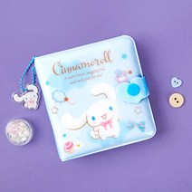 산리오 캐릭터즈 휴대하기 편한 깜찍한 미니 다이어리 포토카드(포카), 시나모롤
