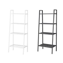 이케아 IKEA 정품 LERBERG 레르베리 4단 철제 선반, 다크그레이, 와이드 4단, 1개