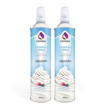 포모나 휘핑 스프레이 500g x2개 플레인 휘핑크림 생크림, 2개