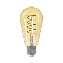 스피아노 LED 필라멘트 가지 전구 ST64 4W, 1개, 전구색