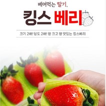 논산 킹스베리 대왕 딸기 특사이즈 6-8개 350g임 700g이상시 배송혜택 리뷰추첨, 350g 6-8개