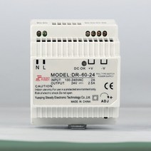 차폐 트랜스 오디오 DR-60-12 변압기 12 v 5 a 산업용 딘 레일 전원 공급 장치 220v ac dc, [02] 24V, [01] 60W