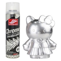 내고온 1200도 녹과 검은 배기 옻칠 내열페인트, T78-메이퍼플 350ml 크롬도금색, 1개
