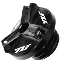 오토바이 액세서리 야마하 R1 YZFR1 M 1998-2020 CNC 알루미늄 엔진 오일 필러 캡 플러그 커버, 09 black