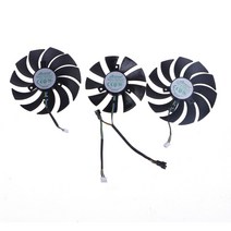 5700XT Radeon RX 5600 5700XT 용 3Pcs 12V GA91S2H 4 핀 그래픽 카드 냉각 VGA 팬, 한개옵션0