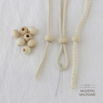 [l+vv+l] 마크라메 재료 우드비즈 나무볼 12mm 10개 1세트 모던마크라메 마크라메월행잉 마크라메화분걸이 마크라메DIY 목봉