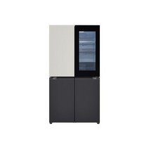 LG전자 LGLG 디오스 노크온 냉장고 오브제컬렉션 T873MGB312 870L, 있음