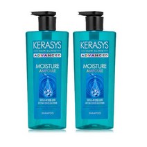 [미르쇼핑] *케라시스 앰플샴푸 600ml 어드밴스 모이스춰! 세라마이드! 앰플 수분충전!*, 2개