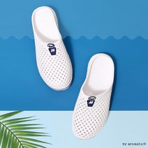 아쿠아 슬리퍼 물놀이 실내화 고등학교 사무실용 오피스 굽있는