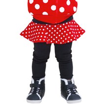 도트치랭이 여아용 퍼 치마레깅스 국내제작