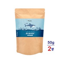 콘드로이친 어골칼슘 상어연골 보스웰리아 뉴질랜드 초록입홍합 백수오 파라바이오틱스 빌베리 유산균 분말 가루, 50g x 2팩