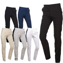 제로다몰 루센 남성용 통기성 좋은 간절기 봄 여름 가을 골프웨어 중년 베이직 편안한 기능성 밴드 골프팬츠