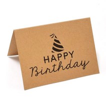 접이식 크래프트 생일 축하 카드 비즈니스 선물 엽서 Mariage 감사합니다 인사말 결혼식 초대장 10 개, [03] S3-10pcs