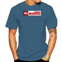 Manitou 지게차 티셔츠 Sz S - 빅사이즈, M, Men Azure blue