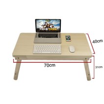 코스트코책상 책상겸테이블 1인용컴퓨터책상 앉아서공부하는책상침실 기숙사 노트북 책상 침대, 두꺼운 새로운 방수 및 스크래치 방지 70  40
