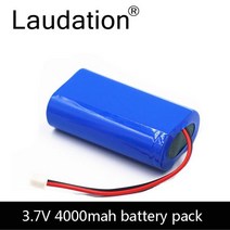 Laudation 3.7V 배터리 팩 4000mAh 18650 배터리 4Ah CCTV/라우드 스피커/로봇/램프, 한개옵션0