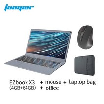 싼 포토샵 저가 가성비 영상편집용 노트북Jumper EZbook X3 인텔 4/8GB 64, 한개옵션5, 한개옵션4, 한개옵션3, 한개옵션2, 01 인텔 셀러론, 05 4G office mouse bag