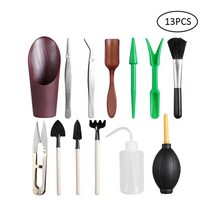 갯벌체험도구 갯벌호미 조개 잡이 갈퀴 스텐삽 15pcs 즙이 많은 식물 도구 세트 원예 삽 미니 손 이식 화분 레이크 스페이드 분재, CHINA, 13PCS
