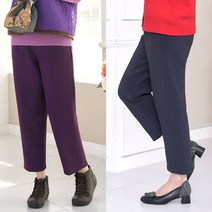 [로즈맘] 다미체크기모밴딩바지