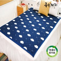 전자파없는 EMF 면혼방 물세탁 안심 전기요 캠핑용 야외용 극세사 전기장판 1인용 2인용, 22.극세사 러블리네이비, 2.중형