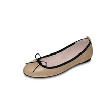블락 발레리나 플랫 애쉬 가죽 [미국 직배송], 7, Capuccino Leather