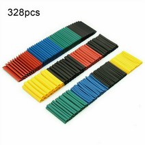 328 개 구색 전자 랩 와이어 케이블 절연 폴리올레핀 열 수축 튜브 비율 Dropshipping 판매, 01 328PCS