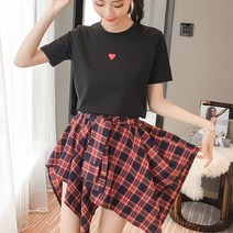 리더스타 원피스 여성원피스 기본핏 반팔원피스 반팔 스커트 정장 세트