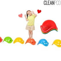 어린이 징검다리 팽이돌리기 놀이 빌리보 신체활동놀이 유아방, 옐로우