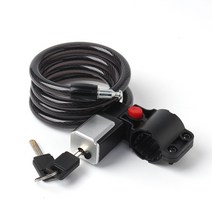 케이블락 열쇠 자전거자물쇠 거치형 자전거도난방지, 상세페이지 참조, 상세페이지 참조