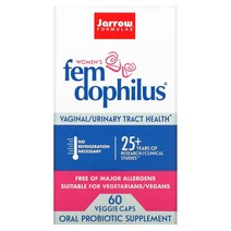 자로우 포뮬라 여성용 팸 도필루스 60 베지캡슐 Jarrow Formulas Women Fem Dophilus
