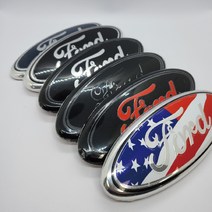 Ford 엠블럼 스티커 자동차 튜닝 차량용 본넷 로고 데칼 간편 레터링, 6.올블랙