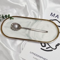 대리석 펜접시 데스크트레이 소품받침대 회색 소