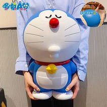 2023 새로운 도라에몽 돼지 저금통 어린이 소년 소녀 대형 돼지 저금통 소녀 돼지 저금통 장식품