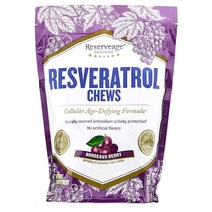 Reserveage Nutrition 레스베라트롤 츄잉 영양제 - 아사이베리 함유 30개입