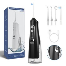 COSYEVNO 휴대용 구강세정기 탈부착이, 블랙