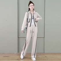 여자 집업 트레이닝 세트 트레이닝복 가을 여성 셋업 테니스 운동복