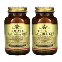 솔가 엽산 800mcg 500베지 캡슐 비타민b9 폴산 b군 Folic acid 활성, 1개, 500정