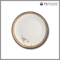 [돌산멜라민] 제비꽃 크리스탈원형접시 - 접시 사라 (식당용 업소용), (DS-5935)