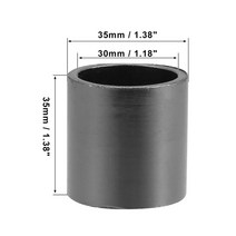motoforti 크기 오토바이 배기 머플러 파이프 가스켓 그라파이트 씰 링 소음기 커넥터 motocross 35mm id 42mm od, 30x35x35mm