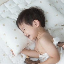 불로홈 유아 아기 꼰사인견 패드 쿨매트 신생아 사계절 고밀도 광목 토퍼 면 S(70x100cm), [선인장(그린)]