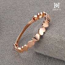 골드앤 18K 하트플로우 반지