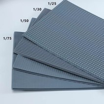 디오라마 DIY PVC 블루 타일 모형 건축 미니어처 지붕 제작 210x300mm, 3.scale 50